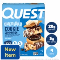 Quest™ Overload Cookie Commotion Protein Bar Perspective: Main