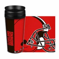 Cleveland Indians Travel Mug 14oz Full Wrap Style Hype Design