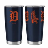 Detroit Tigers Travel Tumbler 20oz Ultra Silver