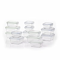 Glasslock Reusable Food Storage Container Set, Oven & Freezer Safe, 14  Pieces, 1 Piece - Kroger