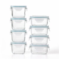 Snapware Total Solution Pyrex Glass Food Storage Container Set (8-Piece)