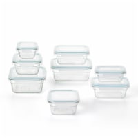 Glasslock Oven and Microwave Safe Glass Food Storage Containers 14 Piece Set