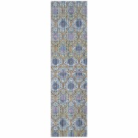 Safavieh VAL106L-28 Valencia Power Loomed Runner Rug, Lavander & Gold - 2 ft.-3 in. x 8 ft.