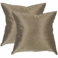 SAFAVIEH Luster Pillow Set of 2 Olive / Bronze