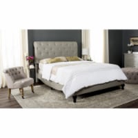 SAFAVIEH Hathaway Bed Light Grey Twin