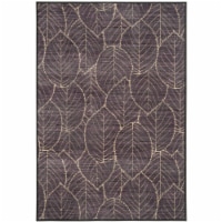 Safavieh MSR74125-2330-5 Martha Stewart Power Loomed Rectangle Area Rug, Charcoal & Multi Col