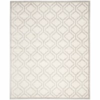 Safavieh AMT402K-8 Amherst Large Rectangle Area Rug, Ivory & Light Grey - 8 x 10 ft.