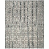 Safavieh DDY711B-6 Dip Dye Hand Tufted Rectangle Rug- Grey - Charcoal- 6 x 9 ft.