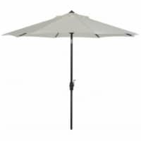 SAFAVIEH Outdoor Collection Ortega 9-Foot Tilt Crank Umbrella Natural