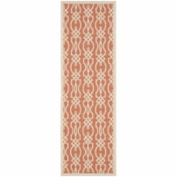 Safavieh MSR4220-011-38 Martha Stewart Runner Area Rug, CInnamon Stick - 2 ft. - 7 in. x 8 ft