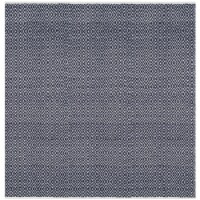 Safavieh BOS682D-6SQ 6 x 6 ft. Square Boston Tufted Rug, Navy