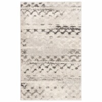 Safavieh RET2136-1180-24 2 ft. 6 in. x 4 ft. Rectangle Retro Power Loomed Rug, Cream & Grey