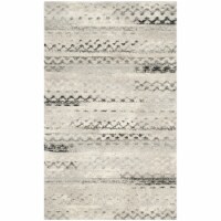Safavieh RET2136-1180-9 8 ft. 9 in. x 12 ft. Rectangle Retro Power Loomed Rug, Cream & Grey