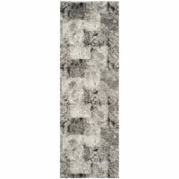 Safavieh RET2137-1180-27 2 ft. 3 in. x 7 ft. Rectangle Retro Power Loomed Rug, Cream & Grey