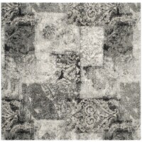 Safavieh RET2137-1180-6 6 x 9 ft. Rectangle Retro Power Loomed Rug, Cream & Grey