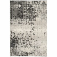 Safavieh RET2139-7980-4 4 x 6 ft. Rectangle Retro Power Loomed Rug, Light Grey & Grey