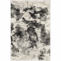 Safavieh RET2141-1180-3 3 x 5 ft. Rectangle Retro Power Loomed Rug, Cream & Grey