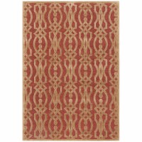 Safavieh MSR4485-1620-4 Martha Stewart Power Loomed Rectangle Area Rug, Cinnamon Stick - 4 ft
