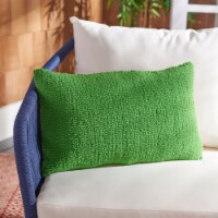 SAFAVIEH Soleil Solid Pillow Set of 2 Sunshine Green