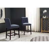 SAFAVIEH Norah Counter Stool Set of 2 Navy