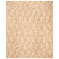 Safavieh PAB515A-9 Palm Beach Large Rectangle Area Rug, Sand & Natural - 9 x 12 ft.