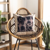 SAFAVIEH Dip Dye Quartre Patch Pillow Set of 2 Sumac