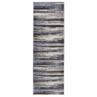 Safavieh RET2138-1165-211 Retro Runner Rugs, Cream & Blue - 2 ft.-3 in. x 11 ft.