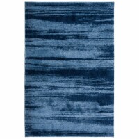 Safavieh RET2693-6065-5 Retro Power Loomed Medium Rectangle Rugs, Light Blue & Blue - 5 x 8 f