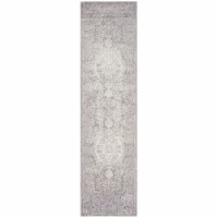 SAFAVIEH Passion Collection PAS402G Grey / Lavender Rug 2' 2 x 8'