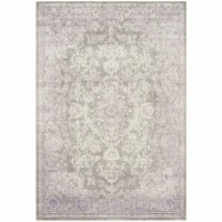 SAFAVIEH Passion Collection PAS402G Grey / Lavender Rug 4' x 5' 7