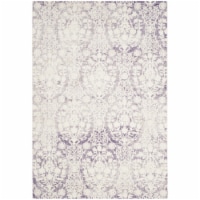 Safavieh PAS403A-4 Passion Power Loomed Rectangle Rug- Lavander - Ivory- 4 x 5 ft. 7 in.