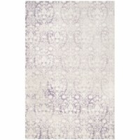 Safavieh PAS403A-6 Passion Power Loomed Rectangle Rug- Lavander - Ivory- 6 ft. 7 in. x 9 ft.