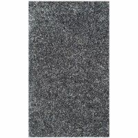 SAFAVIEH Malibu Shag MLS431C Handmade Charcoal Rug 3' x 5'