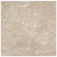 SAFAVIEH Malibu Shag MLS431N Handmade Natural Rug 5' square