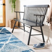 SAFAVIEH Addison Spindleback Settee Grey