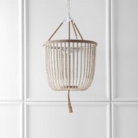 SAFAVIEH Angie Beads Pendant Lamp | Cream |