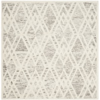 Safavieh CAM729R-6SQ Cambridge Square Area Rug, Light Brown & Ivory - 6 x 6 ft.