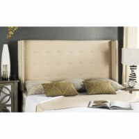 SAFAVIEH Keegan Linen Headboard Parchment Full