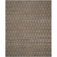SAFAVIEH Cape Cod CAP822A Handwoven Black / Natural Rug 9' x 12'