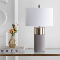 SAFAVIEH Oliver Table Lamp (Set of 2) | White / Gold |