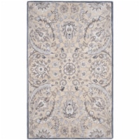 SAFAVIEH Bella BEL923A Handmade Beige / Multi Rug 5' x 8'