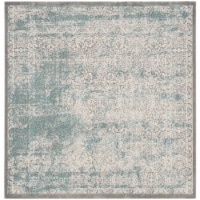 Safavieh PAS401B-10 Passion Large Rectangle Area Rug, Turquoise & Ivory - 10 x 14 ft.