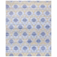 Safavieh VAL106L-6 Valencia Medium Rectangle Area Rug, Lavander & Gold - 6 x 9 ft.