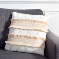 Braxton Pillow 16" x 16" in Cream Perspective: Main
