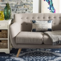 Abena Pillow 12" x 18" in Blue Perspective: Main