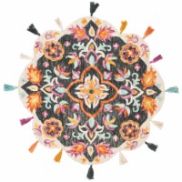 SAFAVIEH Novelty NOV574N Handmade Blue / Pink Rug 1' 8 x 5'