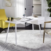 SAFAVIEH Ferli Mid-Century Scandinavian 2-Drawer Desk White