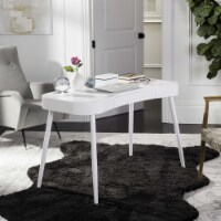 SAFAVIEH Madan Mid-Century Scandinavian One Drawer Desk White
