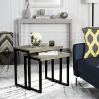 SAFAVIEH Femi Modern Nesting End Table Light Brown