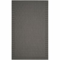 Safavieh PAB351E-5 Palm Beach Power Loomed Rectangle Area Rug, Ash - 5 x 8 ft.
